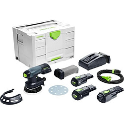 Festool Ponceuse excentrique hybride ETSC 125 Li 31 ISet