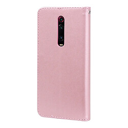 Avis Wewoo Housse Coque Etui en cuir avec rabat horizontal gaufré rose fentes pour cartes et porte-cartes Xiaomi Redmi K20 / K20 Pro or