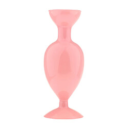 Vase En Verre Vintage Pot De Fleur Ornement Plantes Hydroponiques Jardinière Bureau Rose