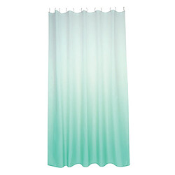 MSV Rideau de douche Polyester SUGAR 180x200cm Vert Pastel - Anneaux inclus