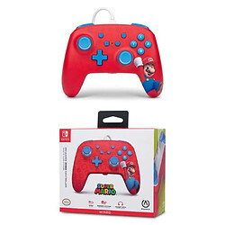 Power A Manette filaire SWITCH Nintendo - MARIO WHO HOO - ELECTRIQUE Pikachu EDITION Officielle avec Câble USB détachable