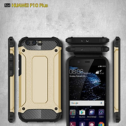 Wewoo Coque renforcée or pour Huawei P10 Plus Armure Tough TPU + PC combinaison