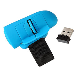 Acheter Souris de poche optique sans fil USB 2.4G pour PC portable bleu