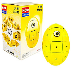 Geomag STEM KOR Color Stacking Toy Yellow