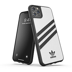 Avis Adidas Coque de Protection pour iPhone 11 Pro Max Originals 3 Stripes Blanc