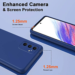 Avis Htdmobiles Coque pour Samsung Galaxy A05s - housse etui silicone gel fine + film ecran - BLEU FONCE