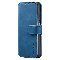 Etui en PU DG.MING style rétro avec support bleu pour votre Samsung Galaxy A13 4G