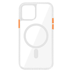 Avizar Coque Apple iPhone 12 / 12 Pro Magsafe Antichoc Cercle magnétique - orange