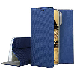 Htdmobiles Housse pour Xiaomi 13 5G - etui coque pochette portefeuille + verre trempe - BLEU MAGNET