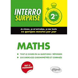 Maths 2de : tout le cours en 66 questions-réponses : 200 exercices chronométrés et corrigés - Occasion