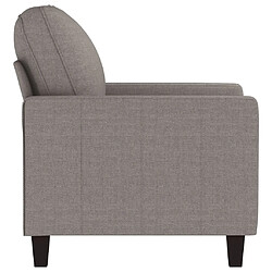 Acheter Maison Chic Fauteuil relax,Chaise pour salon Taupe 60 cm Tissu -MN14751