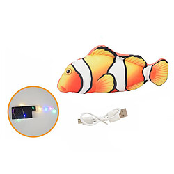 Acheter Jouets Pour Chats En Mouvement Poisson électrique Réaliste Flopping Wiggle Poisson Poisson Clown