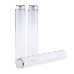 3pcs bouteilles de lotion vides en verre durable avec capsules 180ml en aluminium pas cher