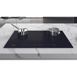 Avis Table de cuisson induction 75cm 4 feux 7200w noir - wlb2977ne - WHIRLPOOL