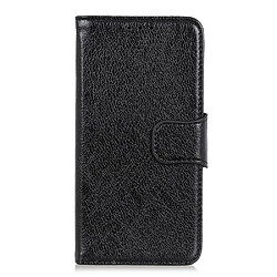 Etui en PU texture nappa, fermeture magnétique noir pour votre Samsung Galaxy S22