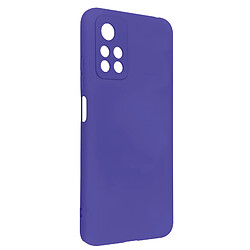 Avizar Coque Xiaomi Poco M4 Pro 5G et Redmi Note 11S 5G Semi-rigide Soft-touch violet