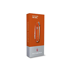 Avis VICTORINOX - 0.6223.T82G - VICTORINOX CLASSIC SD TRANSLUCIDE FIRE OPAL