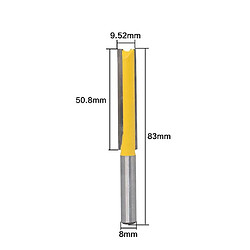 Avis Fraise droite extra longue Kit Queue Fraise