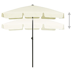 Avis Helloshop26 Parasol de plage jaune 180 x 120 cm sable 02_0008395