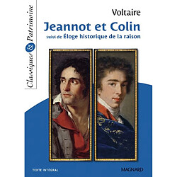 Jeannot et Colin. Eloge historique de la raison - Occasion