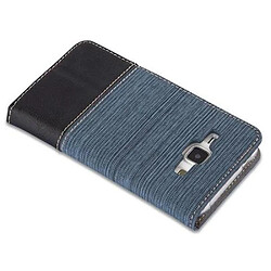 Cadorabo Coque Samsung Galaxy J1 2015 Etui en Bleu pas cher