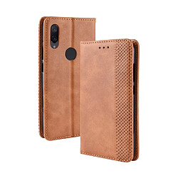 Wewoo Housse Coque Étui en cuir à boucle magnétique avec rétro pour Crazy Horse Texture horizontale Xiaomi Redmi 7avec porte-carte