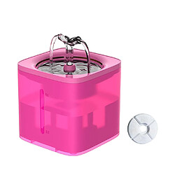 Distributeur De Fontaine D'eau D'automobile électrique De Petit Chat 2L Pour Chien Rose