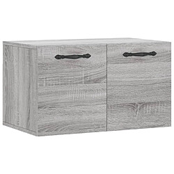 vidaXL Armoire murale Sonoma gris 60x36,5x35 cm Bois d'ingénierie