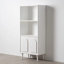 BigBuy Home Librairie BERET Blanc Bois d'épicéa 80 x 40 x 175 cm