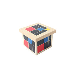 Avis Blocs géométrie puzzle en bois cube trinomial