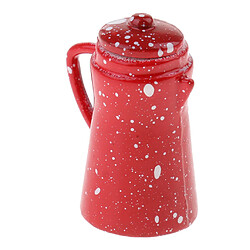 Avis 5 ensemble de théière tasse de thé maison de poupée miniature porcelaine café ensemble de thé rouge