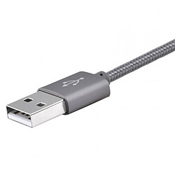 Avis Câble USB Connecteur Apple Lightning Noir - Devia Nylon tressé incassable