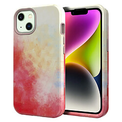 Coque en TPU anti-rayures, IMD pour votre iPhone 14 Plus - 10044 Couleur de dégradé