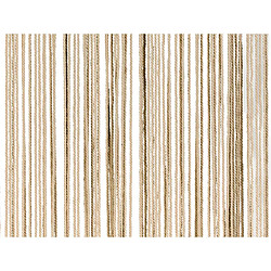 Avis Rideau de porte Tressage macramé en coton - coloris écru - 90 x 200 cm - Morel