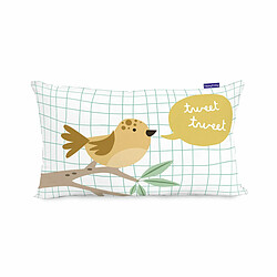 Happy Friday Housse de coussin HappyFriday Moshi Moshi Happy Sloth Multicouleur 50 x 30 cm