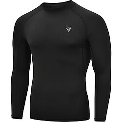 RDX Sports RDX T15 Maillot Noir Manches Longues Anti-Irritation-M - RDX - CRL-T15BF-M