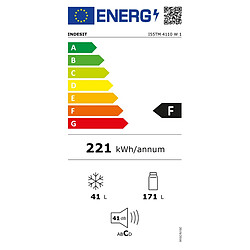 Réfrigérateur combiné 55cm 212l statique blanc - I55TM4110W1 - INDESIT