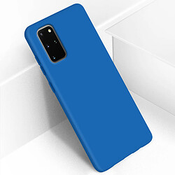 Avizar Coque Galaxy S20 Plus Semi-rigide Soft Touch Compatible QI bleu