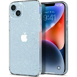 Spigen Sgp Spigen Liquid Crystal Glitter Coque Compatible avec iPhone 14 - Crystal Quartz