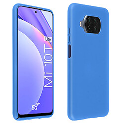 Avizar Coque Xiaomi Mi 10T Lite Silicone Gel Semi-rigide Finition Soft Touch bleu