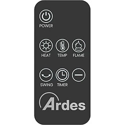 Ardes AR4P22FP appareil de chauffage Intérieure Noir 2000 W Chauffage de ventilateur électrique