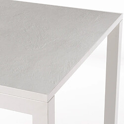 Acheter Ds Meubles Table Luxury 75x75 White Almond BL