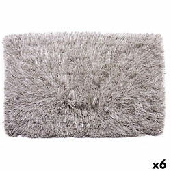 Gift Decor Tapis Gris Coton Polyester 50 x 2 x 80 cm (6 Unités)