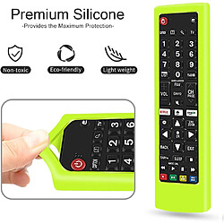 Avis SANAG etui De Protection En Silicone Pour Lg Telecommande Akb75095308 Akb74915324 Akb73715601, Antiderapant Housse Coque Compatible Avec Lg Tv Remote(Jaune)