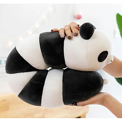 Universal 70cm peluche chenille colorée animaux transformation poupée dessin animé peluche canapé coussin coussin bébé avare | animaux en peluche (panda)