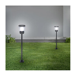 Leds C4 Borne de jardin Elaine Polycarbonate,Aluminium Transparent, gris urbain