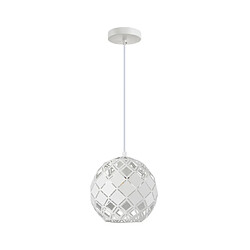 Luminaire Center Suspension Paulela Acier Blanc