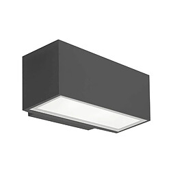 Leds C4 Applique de jardin Afrodita Verre Gris urbain 9 Cm