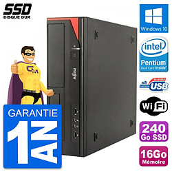 PC Fujitsu Esprimo E520 E85+ DT Intel G3220 RAM 16Go SSD 240Go Windows 10 Wifi - Occasion