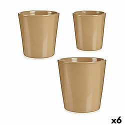 Ibergarden Set de pots Beige Argile (6 Unités)